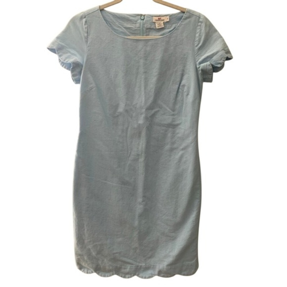 Vineyard Vines Cotton Light Blue Dress Size 0